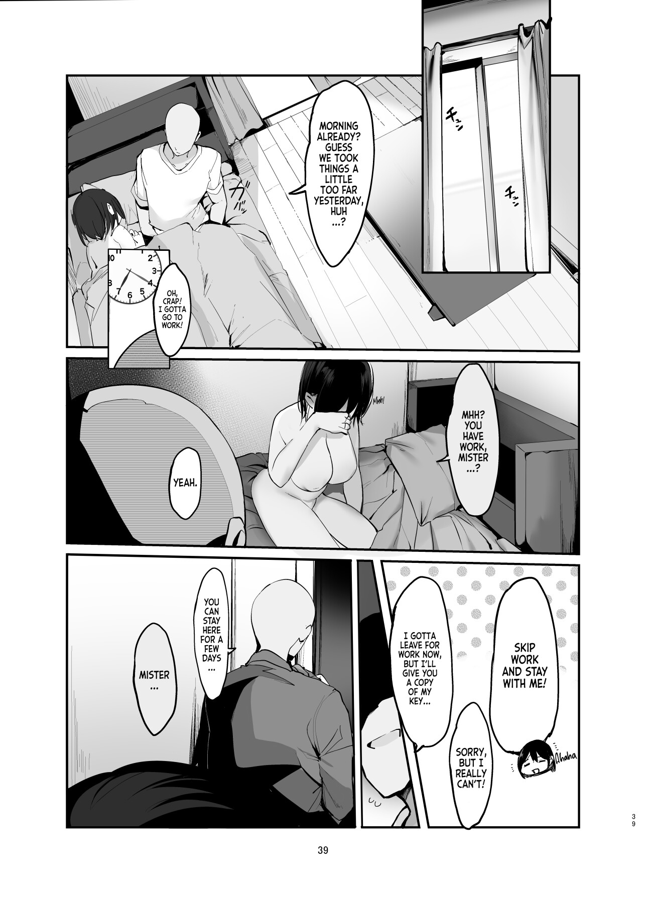 Hentai Manga Comic-Can I Stay Over, Mister?-Read-41